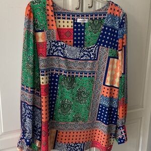 Calvin Klein blouse plus size.